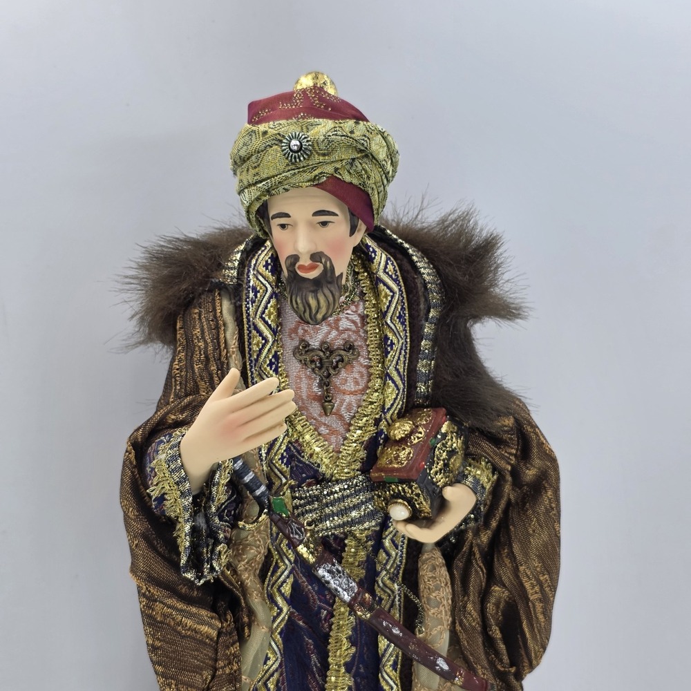 VTG 2006 Members Mark Nativity Wiseman Figure‎ 14" Hand Painted Replacement